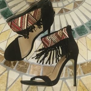 High heels bohemian shoes sexy and classy